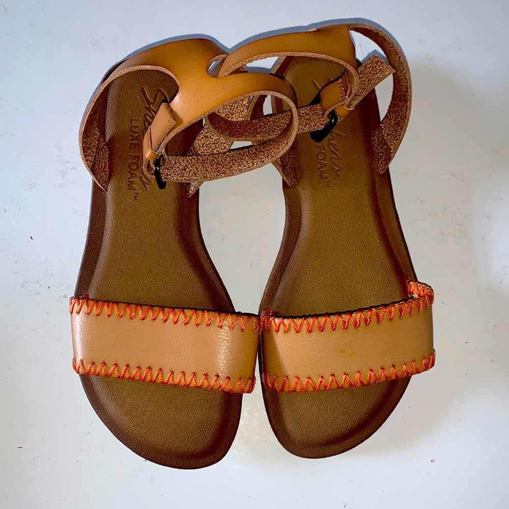 Skechers sandals with ankle strap